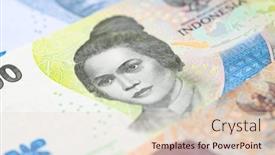  Presentation with banknotes - Theme enhanced with collection-of-the-indonesian-banknotes background and a lemonade colored foreground