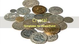  Presentation with medieval - Slides enhanced with collection-of-the-medieval-coins background and a  colored foreground