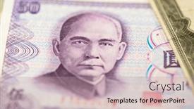  Presentation with old china - Presentation design featuring collection-of-the-old-chinese background and a coral colored foreground