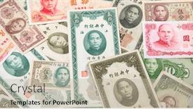  Presentation with old china - Slide deck featuring collection-of-the-old-chinese background and a mint green colored foreground