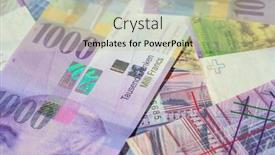  Presentation with world bank - Audience pleasing PPT theme consisting of collection-of-the-swiss-1000 backdrop and a mint green colored foreground