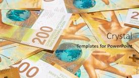  Presentation with world bank - PPT layouts featuring collection-of-the-swiss-1000 background and a coral colored foreground