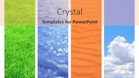  Presentation with ground water - PPT theme enhanced with collection-of-vertical-banners background and a yellow colored foreground