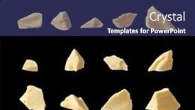  Presentation with simple design white - Presentation theme having collection-of-white-chocolate-chunks background and a ocean colored foreground