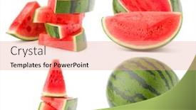  Presentation with cut - Amazing theme having collection-of-whole-and-cut backdrop and a coral colored foreground