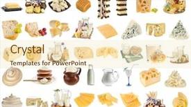  Presentation with milk dairy - Colorful PPT theme enhanced with collection set of dairy milk backdrop and a lemonade colored foreground