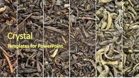  Presentation with loose leaf tea - Amazing slide set having collection the same type thrown backdrop and a  colored foreground