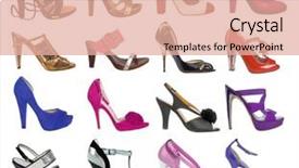  Presentation with running women shoes silhouette - Slide set featuring legislation 3d rendering text on background and a tawny brown colored foreground