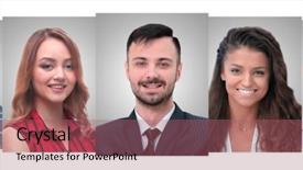  Presentation with women entrepreneurs pakistan - PPT layouts having collective - panoramic collage of portraits background and a  colored foreground