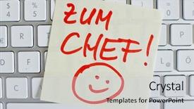  Presentation with collective - Amazing slide deck having collective bargaining - memo is on the keyboard backdrop and a light gray colored foreground