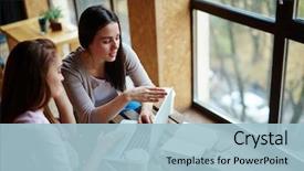  Presentation with personal branding seminar - Audience pleasing presentation consisting of college - preparing for seminar backdrop and a light blue colored foreground