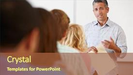  Presentation with college students - Slides consisting of college - tutor with class of students background and a red colored foreground