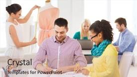  Presentation with education - Colorful slide set enhanced with college adjustment - startup education fashion and office backdrop and a  colored foreground