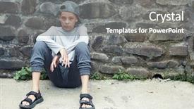  Presentation with sad teen - Audience pleasing slides consisting of college anxiety - sad teen outdoors unhappy teenager backdrop and a gray colored foreground