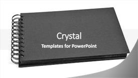  Presentation with white blank notebook silver - Presentation with college bound - closeup of a blank black background and a dark gray colored foreground