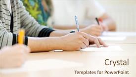  Presentation with college students - Slide deck with two georgian khachapuri close-up on the table horizontal view from above background and a tawny brown colored foreground