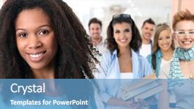  Presentation with racial group high school students - Presentation design having college ethnic - group of happy students background and a teal colored foreground