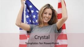  Presentation with molecular dynamic simulation - Amazing presentation theme having college festival - gorgeous dynamic young woman smiling backdrop and a coral colored foreground