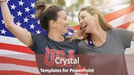  Presentation with dynamic - Amazing theme having college festival - two dynamic young friends proudly backdrop and a tawny brown colored foreground