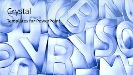  Presentation with alphabet - Slides having college font - alphabet and education background and a  colored foreground