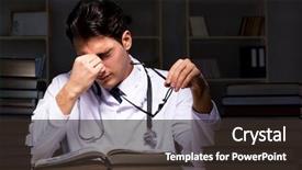  Presentation with medical student - Amazing presentation design having college interns - medical student preparing for university backdrop and a wine colored foreground