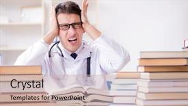  Presentation with medical student - Amazing slide set having college interns - medical student preparing for university backdrop and a soft green colored foreground