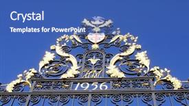  Presentation with shield - Cool new slide set with college of arms crest backdrop and a  colored foreground