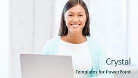  Presentation with international education - Presentation consisting of team success conferences - successful business group working at background and a light gray colored foreground