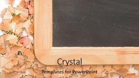  Presentation with school - Theme enhanced with college orientation - part of school boards bordered background and a  colored foreground