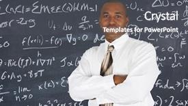  Presentation with ready - Colorful PPT theme enhanced with college professor - teacher at school backdrop and a dark gray colored foreground