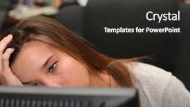  Presentation with questions - Colorful slide deck enhanced with college questions - puzzled by an assignment backdrop and a dark gray colored foreground