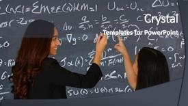  Presentation with ready - Presentation featuring college readiness - teacher at school background and a dark gray colored foreground