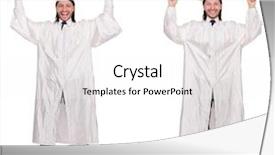  Presentation with graduation - Audience pleasing theme consisting of college readiness - young man ready for university backdrop and a  colored foreground