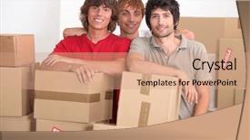  Presentation with moving - Amazing theme having insect hotel from natural materials for many kinds of insects to breed and in winter for shelter backdrop and a gray colored foreground