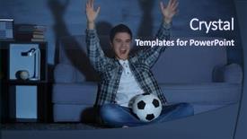  Presentation with dallas cowboys football - Cool new presentation design with college soccer - teenager watching football match late backdrop and a  colored foreground