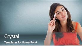  Presentation with animation - Amazing slide deck having college student with pen backdrop and a  colored foreground