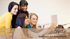  Presentation with college students - Amazing PPT theme having fast food low carb diet fattening and unhealthy eating concept - close up of glazed donuts pile over white behind no symbol or circle-backslash prohibition sign backdrop and a coral colored foreground.