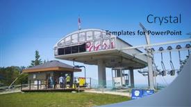  Presentation with blue mountain - 