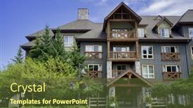  Presentation with blue mountain - 