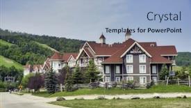  Presentation with blue mountain - 