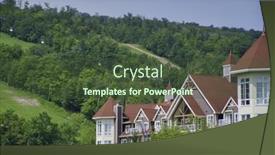  Presentation with blue mountain - 