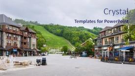  Presentation with blue mountain - 