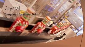  Presentation with glass industry - Slide set featuring cologne-germany-march-27-new background and a coral colored foreground