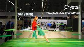  Presentation with world trade - PPT theme having cologne-germany-september-19-2014 background and a wine colored foreground