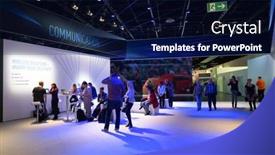  Presentation with cologne - Slide deck enhanced with cologne-germany-september-19-2014 background and a navy blue colored foreground