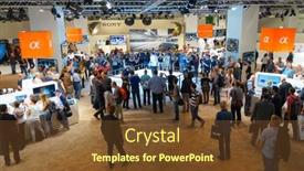  Presentation with world trade - Cool new theme with cologne-germany-september-19-2014 backdrop and a tawny brown colored foreground