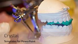  Presentation with cologne - Presentation having cologne-march-24-teeth-model background and a coral colored foreground