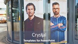  Presentation with cologne - PPT layouts having cologne-may-2020-colin-farrell background and a ocean colored foreground