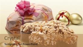  Presentation with candied fruit - Slide set having colomba-pasquale-typical-traditional-italian background and a coral colored foreground