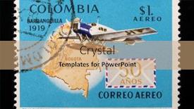  Presentation with colombia - Amazing theme having businessman in suit holding dollar sign in palm backdrop and a dark gray colored foreground